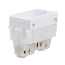 Módulo Tomada Predial 1 Módulo Branca 2 Polos + Terra 10 A 250 V 57115030 TRAMONTINA