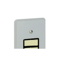 Interruptor Predial Embutir 2 Tecla Simples Marfim 250v 10a Com Placa 4 X 2" Cinza Silentoque 2100 PIAL