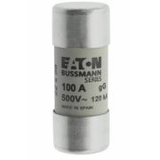 Fusivel Cartucho 22X58Mm Ret 500Vca 100A 120Ka C22G100 - Bussmann