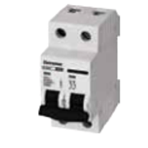 Disjuntor Mini Bipolar 25A 415Vca Curva C 3KA ELMD-2C25 Bussmann