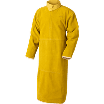 Avental Barbeiro Kourion Amarelo Algodão Anti-Chama com Emenda 104K CA 28326 JGB