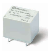 Rele Ind 5 Pinos 24Vcc 10A 1Rev REVERS 36.11.9.024.4011 - Finder