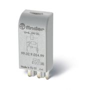 Modulo Sinal/Prot Rele Circuito Rc 6-24Vca/Vcc 9902002409 - Finder