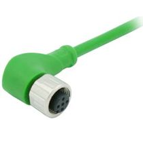 Conector Sensor Femea 90Gr Pu 4P M12 5M CFV1905PU - Sense