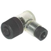 Conector Sensor Femea 90Gr 4P M12 PLV1BP - Sense