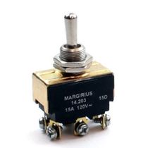 Interruptor Alavanca 120V 15A Paraf 2P 14201A1B1P1Q Margirius