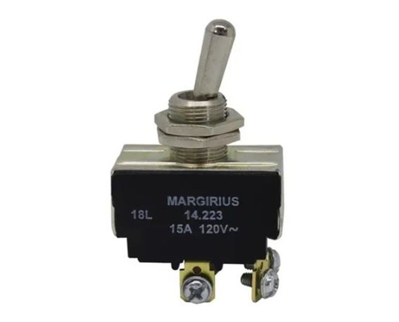 Interruptor Alavanca 120V 15A Paraf 2P 14223A1B1P1Q - Margirius