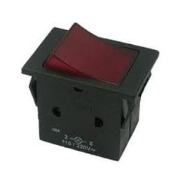 Comutador Chave Yale 2 Posições Preto 22 3Mm 90G 1Na+1Nf