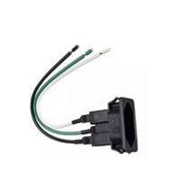 Módulo Tomada 1 Módulo Preto 2P+T 20A 250V Com Rab TPA23E6F20A Margirius