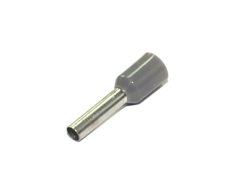 Terminal Ilhos com Isolamento 4Mm2 - Intelli | Dimensional. Imgem ampliada do produto com a ponta para a direita. Imagem ilustrativa.