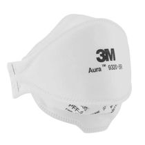 Respirador Descartável Dobrável 3 Painéis Branca Sem Válvula Pff2-S Aura 9320+ Hb004385173 3M