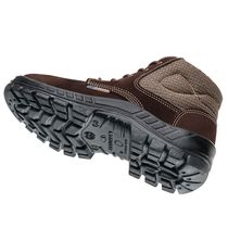 Bota De Segurança Nobuck Cadarço Bidensidade Bico De Plástico Marrom Café 50B26CBBPCX Tamanho 43 CA 45611 Marluvas