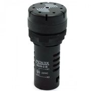 Sinaliz Son Pulsante 50Db 1 Ton 220Vca 22Mm BZ202B - Metaltex