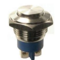 Botão Redondo 19mm 48VcCom 250Vca 1NA+1NF AV16HA Metaltex