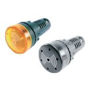 Sinalizador Audiovisual 24Vca/Vcc Led Vm 50Db BZ207LR - Metaltex