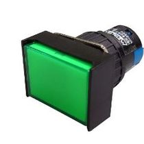 Sinaleiro Ret Plast Vd 16 Mm 24V Led P16PL7G - Metaltex