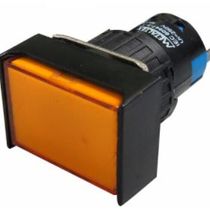 Sinaleiro Ret Plast Lj 16 Mm 24V Led P16PL7O - Metaltex