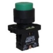 Botão Redondo Verde 22mm 1NA P20ARRG1A Metaltex