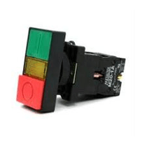 Botão Iluminado Duplo Verde e Vermelho 22mm 220V 1NA+1NF P20IDLY1C Metaltex