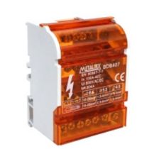 Bloco Distrib Barra 4P 100A 500V 7C BDB407 - Metaltex