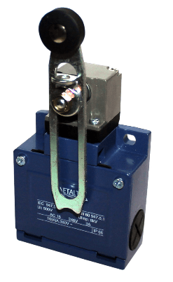 Chave Fim Curso Alavanca Ajustável Roldana 1NA+1NF TZE41 Metaltex