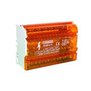 Bloco Distrib Barra 4P 100A 500V 15C BDB415 - Metaltex