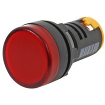 Sinaleiro Red Plast Vm 22Mm 110V Led L20AR1R - Metaltex