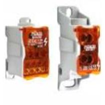 Bloco Distrib Barra 1P 160A 690V 8C BDA160 - Metaltex