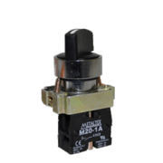 Chave Comut Seletor 2 Pos Knob Longo 1Na M20SLR3B1A - Metaltex