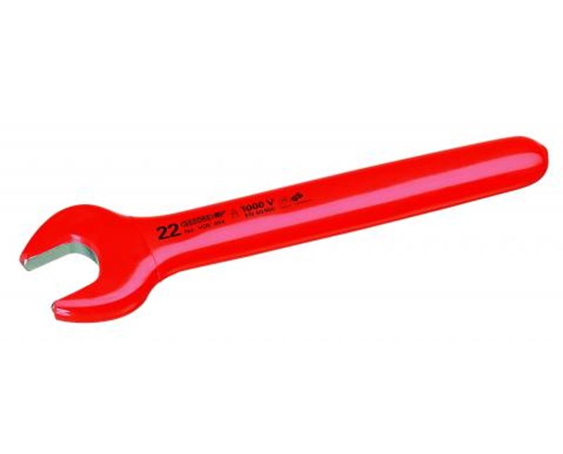 Chave Fixa Uma Boca Cr-V Crom C/Isol 14X 145Mm VDE89414MM - Gedore - Dimensional | Visão geral do produto