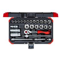 Soquete Jogo Combinado 3/8" 6-24Mm 26Pc R59003026 - Gedore