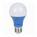 Lâmpada LED A60 E27 Azul Bivolt 7W OURO60COLORS Ourolux a imagem apresenta o produto inteiro