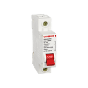 Disjuntor Mini Monopolar 10A 127-400V Curva C 4KA 26045 Ourolux