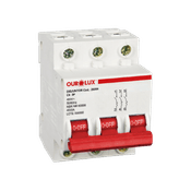 Disjuntor Mini Tripolar 16A 127-400V Curva C 4KA 26087 Ourolux