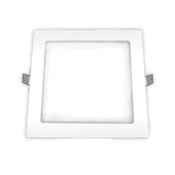 Luminaria LED Plafon Quadrado Embutir Branca Bivolt 6400K 12W Fa 03209 Ourolux