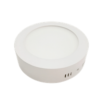 Luminaria LED Plafon Redondo Sobrepor Branca Bivolt 4000K 24W 03212B Ourolux