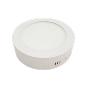 Luminaria LED Plafon Redondo Sobrepor Branca Bivolt 4000K 12W 03216B Ourolux