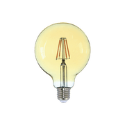 Lâmpada LED G80 E27 2400K Luz Amarela Bivolt 4W Vintage 05345 Ourolux