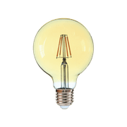 Lâmpada LED G95 E27 2400K Luz Amarela Bivolt 4W Vintage 05350 Ourolux