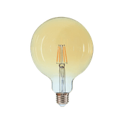 Lâmpada LED G125 E27 2400K Luz Amarela Bivolt 4W Vintage 05355 Ourolux