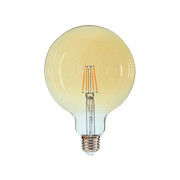 Lâmpada LED G125 E27 2400K Luz Amarela Bivolt 4W Vintage 05355 Ourolux