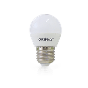 Lâmpada LED G45 E14 2700K Luz Amarela Bivolt 4W S30 20008 Ourolux