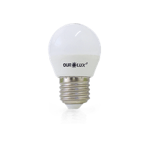 Lâmpada LED G45 E14 2700K Luz Amarela Bivolt 4W S30 20008 Ourolux
