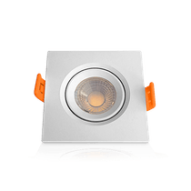 Luminaria LED Spot Quad Embutir Branca Bivolt 4000K 5W 05602A Ourolux