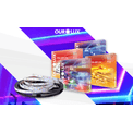 Fita LED 12V IP65 5M 3621 Ourolux | Imagem ilustrativa do conjunto.