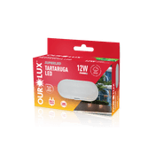 Luminaria LED Sob Branca Bivolt 2700K 1X 12W 5803 Ourolux