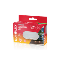 Luminaria LED Sob Branca Bivolt 2700K 1X 8W 5801 Ourolux