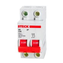 Disjuntor Mini Bipolar 40A Curva C 10KA SDA62C40 Steck