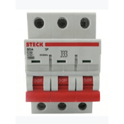 Disjuntor Mini Tripolar 32A Curva C 10KA SDA63C32 Steck