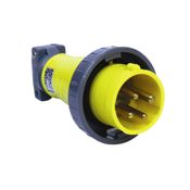 Plugue Industrial Movel Macho 2 Polos + Terra 16A 130V Amarelo S3074W Steck